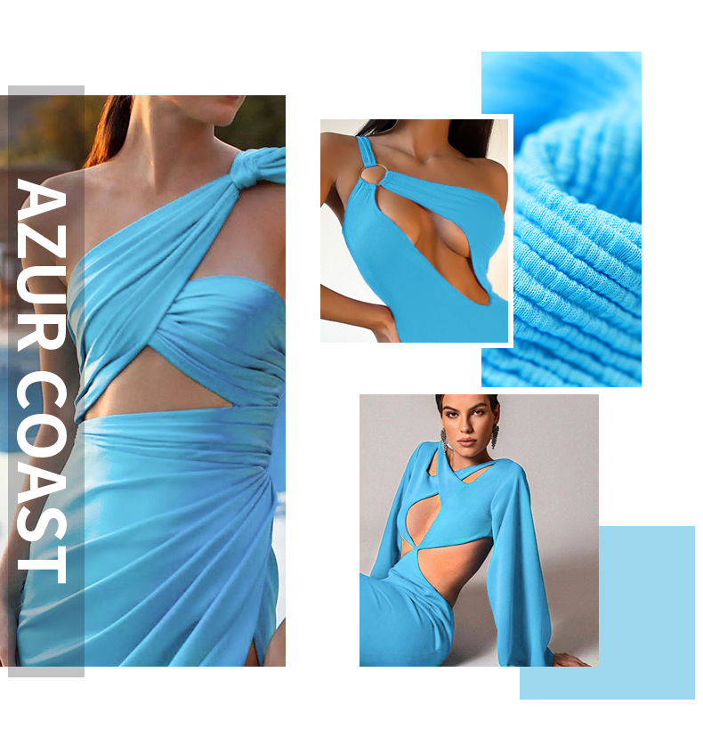 NEW IN | 出片率超高! 蓝色性感显白泳装穿搭又火了！