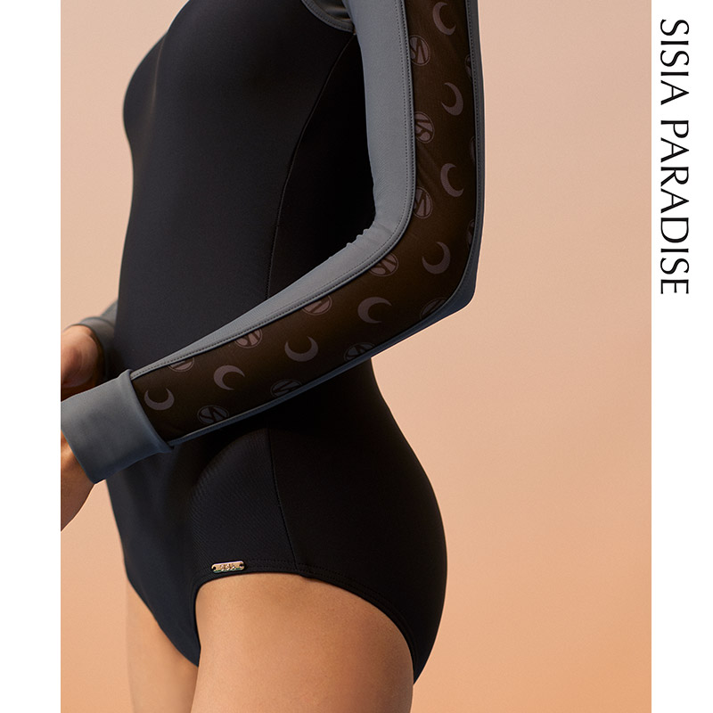 SISIA冲浪畅游冲长袖连体泳衣