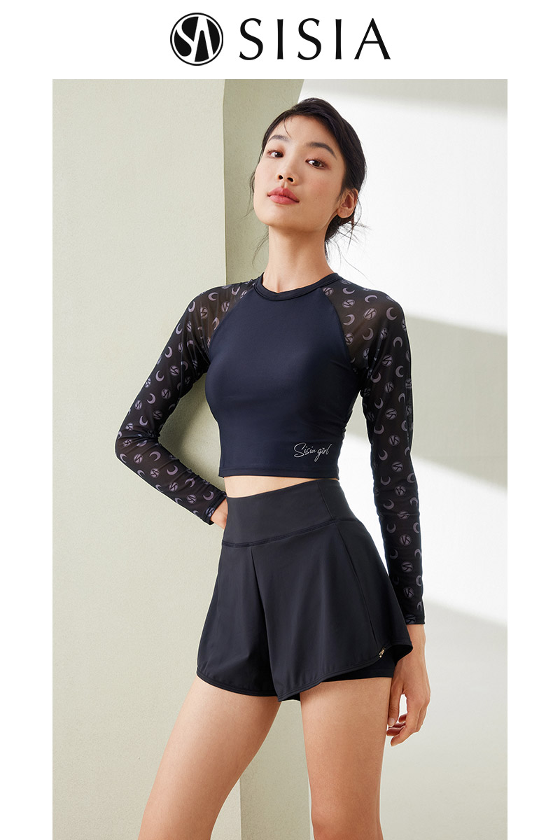 SISIA冲浪畅游系列长袖分体泳衣