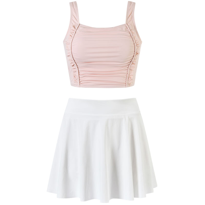 SISIA元气少女系列吊带分体泳衣